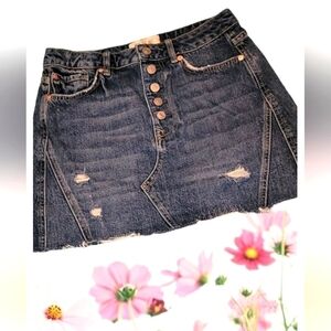 We the Free Denim Mini Skirt size 28